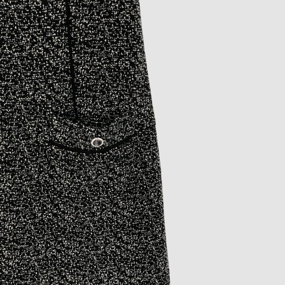 WHBM Classic Tweed Black Sheath Dress Size 2 - Picture 5 of 9